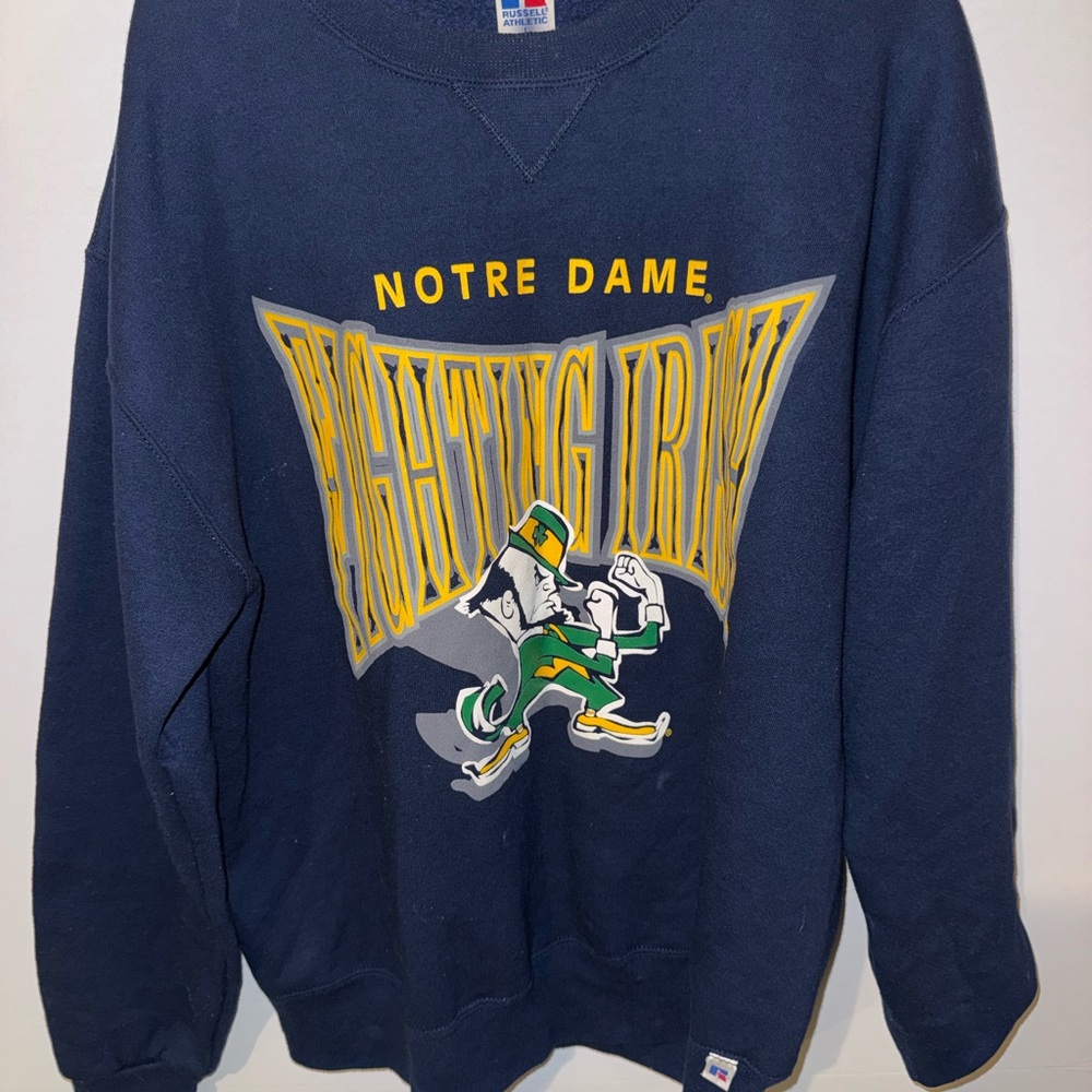 Russell Athletic Notre Dame Navy Sweatshirt